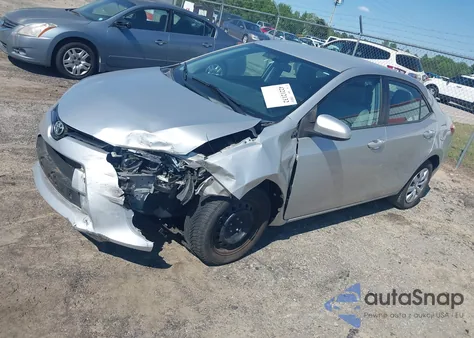 2016 Toyota Corolla Le z USA, uszkodzony, nr VIN 2T1BURHE3GC650961